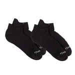 Anywear Essential Lightweight Ankle Sock 2 Pack Anywear Pistil Designs Black/Black S/M